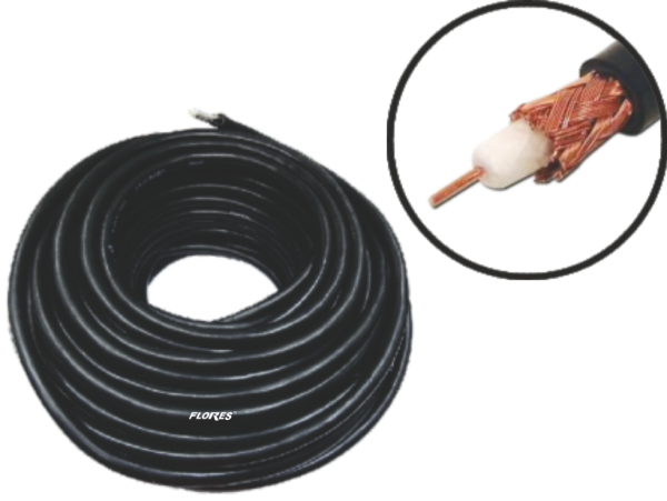 AIQ TOOLS II Cablu antena (negru-100M./Rola)